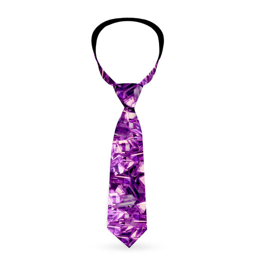 Buckle-Down Necktie - Crystals Purples Neckties Buckle-Down   