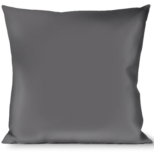 Buckle-Down Throw Pillow - Charcoal Throw Pillows Buckle-Down   