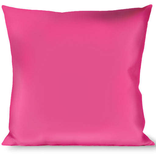 Buckle-Down Throw Pillow - Neon Pink Throw Pillows Buckle-Down   