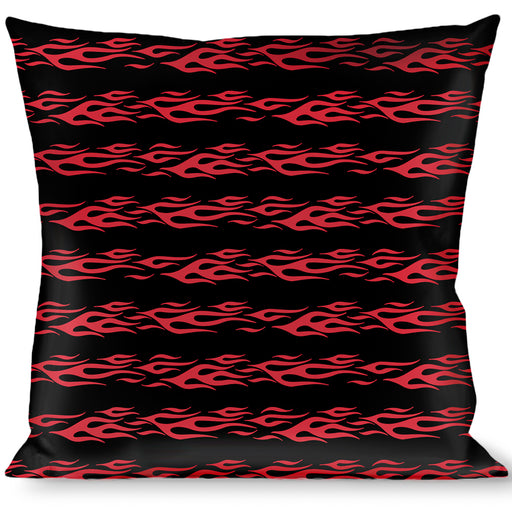 Buckle-Down Throw Pillow - Flame Red Throw Pillows Buckle-Down   