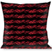 Buckle-Down Throw Pillow - Flame Red Throw Pillows Buckle-Down   