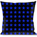 Buckle-Down Throw Pillow - Star Black/Blue Throw Pillows Buckle-Down   