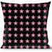 Buckle-Down Throw Pillow - Star Black/Pink Throw Pillows Buckle-Down   