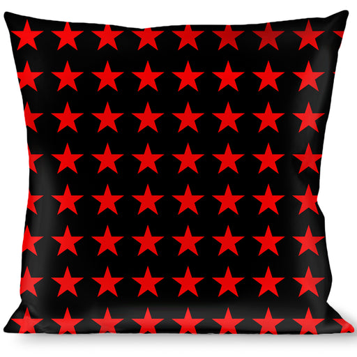 Buckle-Down Throw Pillow - Star Black/Red Throw Pillows Buckle-Down   