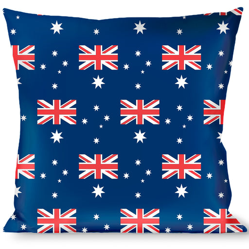 Buckle-Down Throw Pillow - Australia Flags Throw Pillows Buckle-Down   