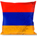 Buckle-Down Throw Pillow - Armenia Flag Distressed Throw Pillows Buckle-Down   