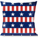 Buckle-Down Throw Pillow - Americana Stars & Stripes2 Blue/White/Red/White Throw Pillows Buckle-Down   