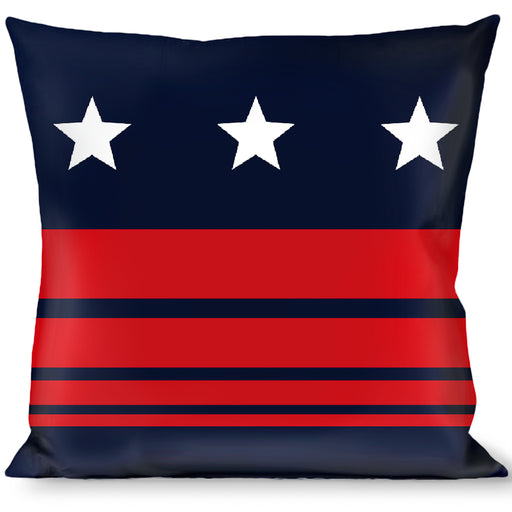 Buckle-Down Throw Pillow - Americana Stars & Stripes4 Blue/White/Red Throw Pillows Buckle-Down   