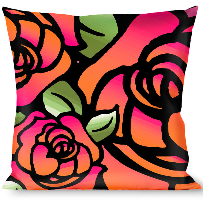 Buckle-Down Throw Pillow - Born to Blossom C/U Pink Throw Pillows Buckle-Down   