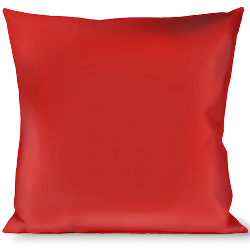 Buckle-Down Throw Pillow - Christmas Red Print Throw Pillows Buckle-Down   