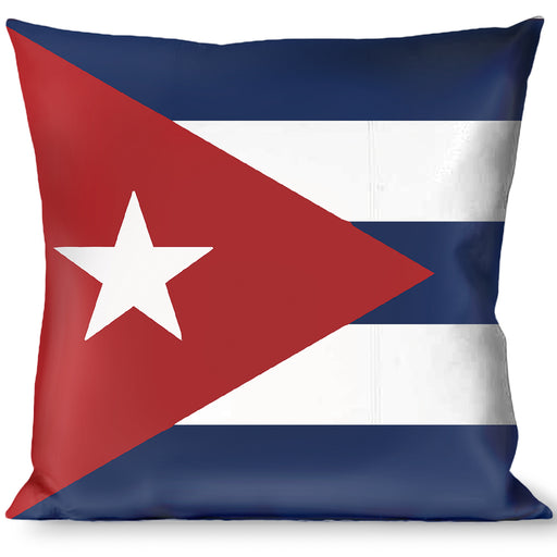 Buckle-Down Throw Pillow - Cuba Flags Throw Pillows Buckle-Down   