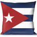 Buckle-Down Throw Pillow - Cuba Flags Throw Pillows Buckle-Down   