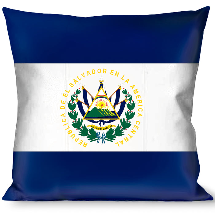Buckle-Down Throw Pillow - El Salvador Flag Throw Pillows Buckle-Down   