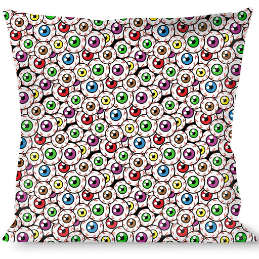 Buckle-Down Throw Pillow - Eyeballs Stacked Throw Pillows Buckle-Down   