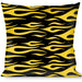 Buckle-Down Throw Pillow - Flame Yellow Throw Pillows Buckle-Down   