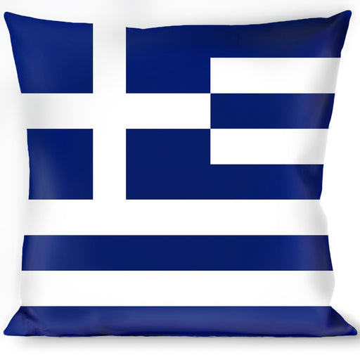 Buckle-Down Throw Pillow - Greece Flags Throw Pillows Buckle-Down   