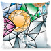Buckle-Down Throw Pillow - Gems Stacked Multi Color Throw Pillows Buckle-Down   