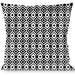 Buckle-Down Throw Pillow - Geometric Diamond2 Black/White/Black Throw Pillows Buckle-Down   