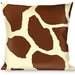 Buckle-Down Throw Pillow - Giraffe Spots2 Cream/Brown Throw Pillows Buckle-Down   