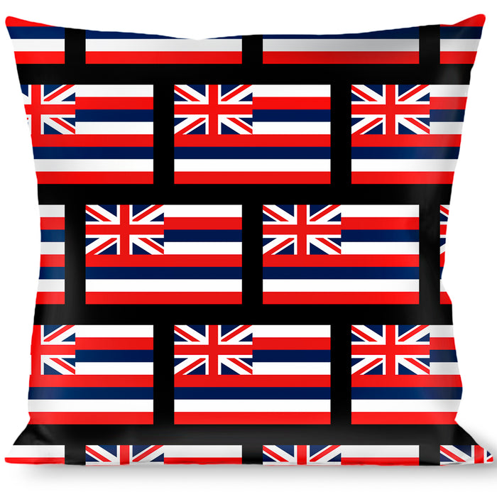 Buckle-Down Throw Pillow - Hawaii Flags Throw Pillows Buckle-Down   