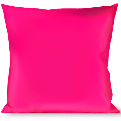 Buckle-Down Throw Pillow - Hot Pink PMS 219 Print Throw Pillows Buckle-Down   