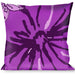 Buckle-Down Throw Pillow - Hibiscus Collage Purple Shades Throw Pillows Buckle-Down   