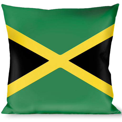 Buckle-Down Throw Pillow - Jamaica Flags Throw Pillows Buckle-Down   