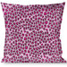 Buckle-Down Throw Pillow - Leopard C/U Pink Throw Pillows Buckle-Down   