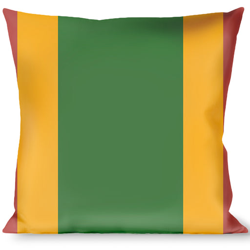 Buckle-Down Throw Pillow - Lines Black/Gold/Pink/Green Throw Pillows Buckle-Down   
