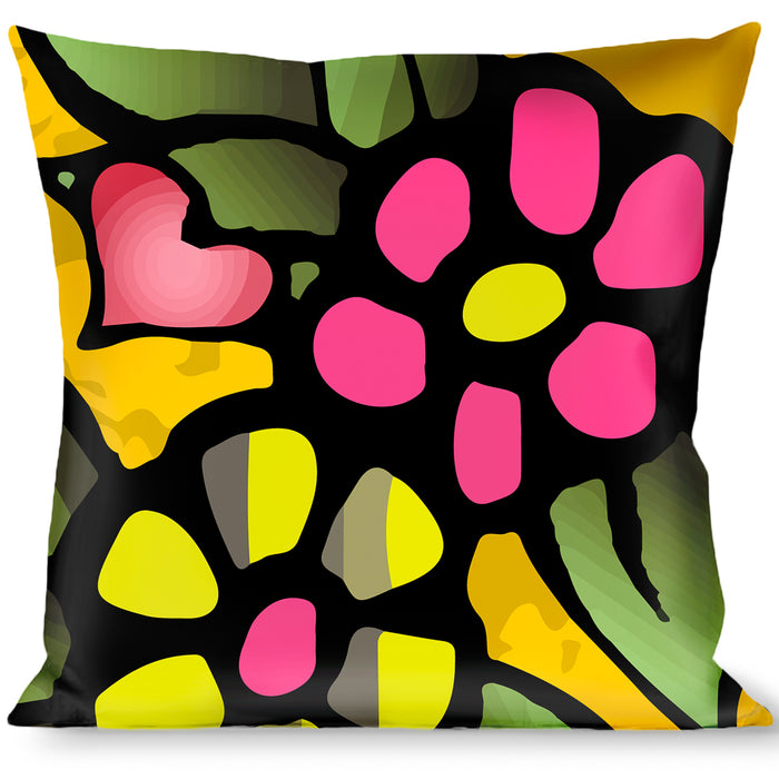 Buckle-Down Throw Pillow - Mom & Dad Yellow Throw Pillows Buckle-Down   