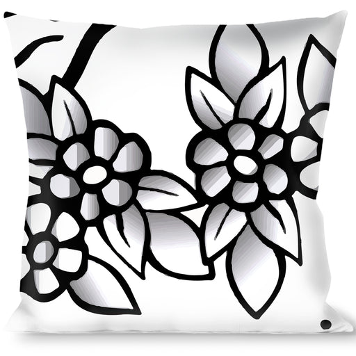 Buckle-Down Throw Pillow - Mom & Dad Black/White Throw Pillows Buckle-Down   