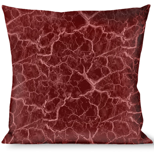 Buckle-Down Throw Pillow - Marble Black/Red Throw Pillows Buckle-Down   