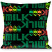 Buckle-Down Throw Pillow - MILK/Cartoons Black/Multi Color Throw Pillows Buckle-Down   