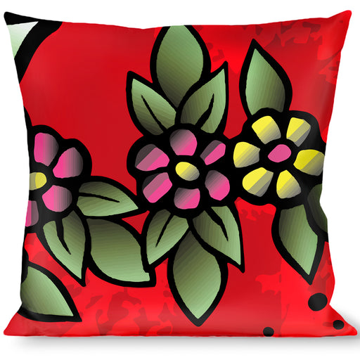 Buckle-Down Throw Pillow - Mom & Mom Red Throw Pillows Buckle-Down   