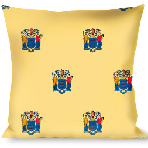 Buckle-Down Throw Pillow - New Jersey Flag Throw Pillows Buckle-Down   