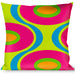Buckle-Down Throw Pillow - Ogee Lime/Blue/Fuchsia/Orange Throw Pillows Buckle-Down   