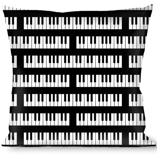 Buckle-Down Throw Pillow - Piano Keys Throw Pillows Buckle-Down   