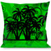 Buckle-Down Throw Pillow - Palm Trees/Rings Greens/Blacks Throw Pillows Buckle-Down   