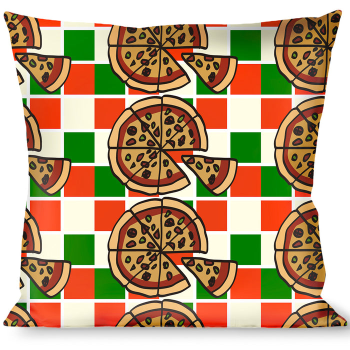 Buckle-Down Throw Pillow - Pizza Pies Throw Pillows Buckle-Down   