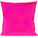 Buckle-Down Throw Pillow - Rotating Squares Pink/Purple Throw Pillows Buckle-Down   