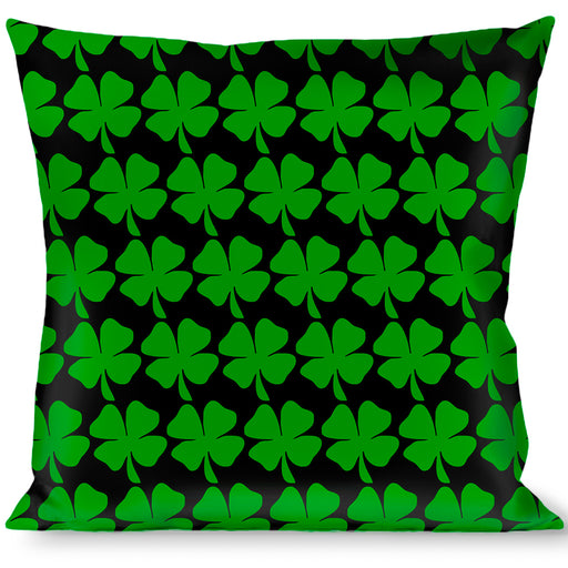 Buckle-Down Throw Pillow - St. Pat's Black/Green Throw Pillows Buckle-Down   