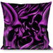 Buckle-Down Throw Pillow - Sleeve Skulls Black/Purple Throw Pillows Buckle-Down   