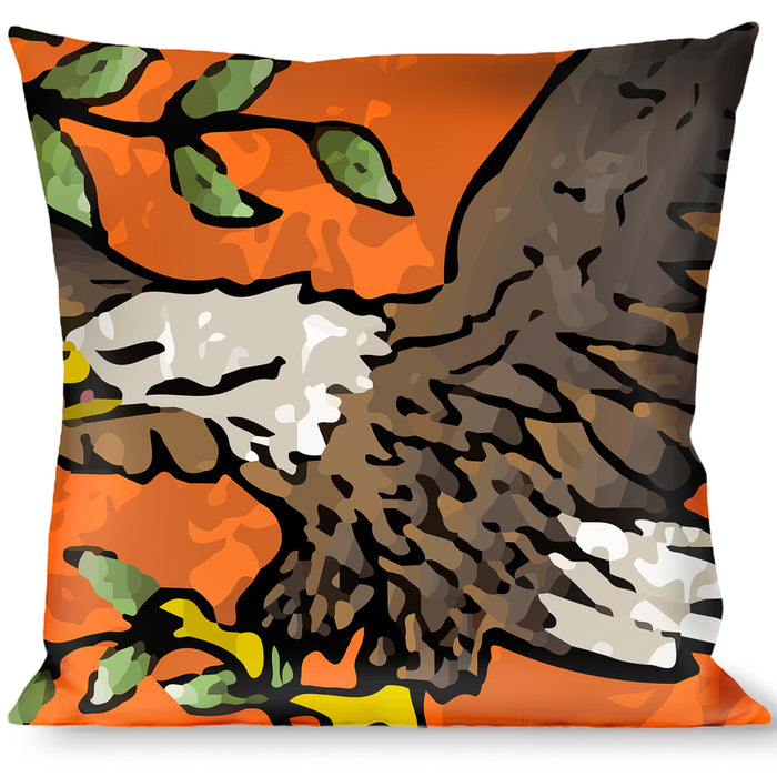 Buckle-Down Throw Pillow - Truth and Justice Orange Throw Pillows Buckle-Down   
