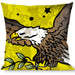 Buckle-Down Throw Pillow - Truth and Justice C/U Yellow Throw Pillows Buckle-Down   