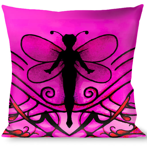 Buckle-Down Throw Pillow - TJ-Fairy Pink Swirl Throw Pillows Buckle-Down   