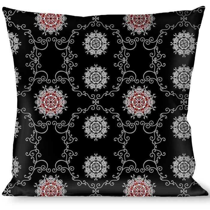 Buckle-Down Throw Pillow - Tapestry 1 Black Throw Pillows Buckle-Down   