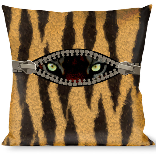 Buckle-Down Throw Pillow - Tiger Eyes Throw Pillows Buckle-Down   