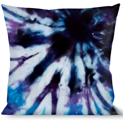 Buckle-Down Throw Pillow - Tie Dye Purple/Blue Throw Pillows Buckle-Down   
