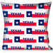Buckle-Down Throw Pillow - Texas Flag/TEXAS Throw Pillows Buckle-Down   