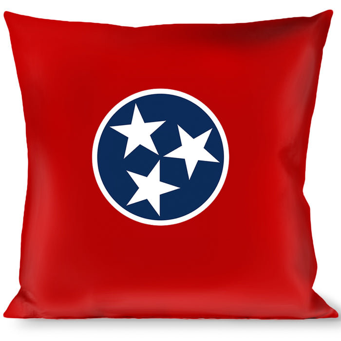 Buckle-Down Throw Pillow - Tennessee Flag Stars Red/White/Blue Throw Pillows Buckle-Down   